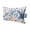 light blue, variant on Chaise Lounge Headrest Pillow 1 Pack, Blue Starfish Coastal Waterproof Chair Pillows with Insert & Adjustable Elastic Strap for Beach Pool, Eucalyptus Summer Nautical Shell Vintage Outdoor Pillow
