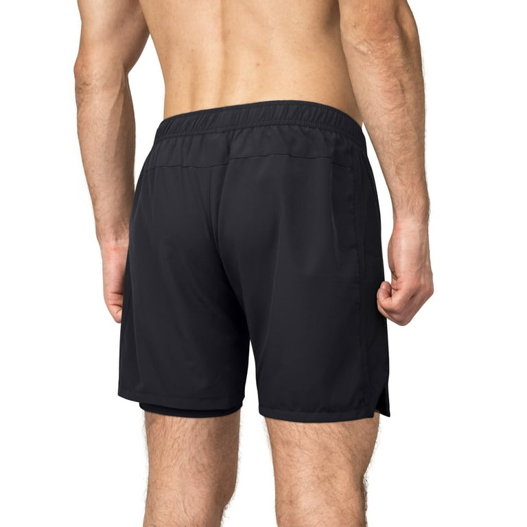 Zilpu Mens Quick Dry Athletic Performance Shorts With Zipper