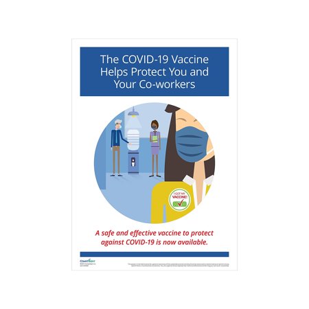 UPC: 0619011635615 | ComplyRight COVID-19 Vaccination Awareness Poster English (N0381PK1)