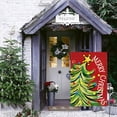 thumbnail image 4 of Sm:)e Merry Christmas Garden Flag 12x18 Inch Double Sided, Christmas Tree Xmas Winter Holiday Yard Outdoor Decorative Flag, 4 of 8