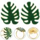 thumbnail image 1 of SWETRACE 4Ud De Servilleta De Metal Verde Para En Bodas Y Reuniones, 1 of 6
