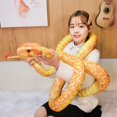 thumbnail image 2 of Juguete de peluche de serpiente gigante realista Casa de los Tesoros Boa Cobra larga, 2 of 4