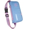 Allermates "Grace" Deluxe Medicine Case with Mini Med Bottle and Gel Ice Pack Pink / Periwinkle