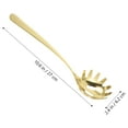 thumbnail image 3 of Pink Shell Noodle Ladle Spaghetti Strainer Noodles Vermicelli Kitchen Ware Metal Claw, 3 of 6