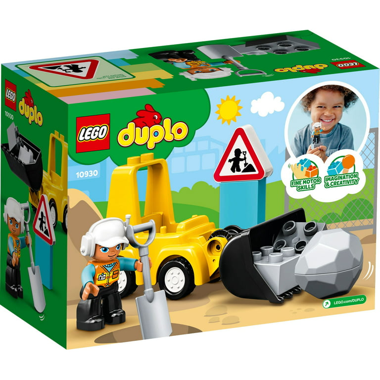 LEGO DUPLO Town Truck & Tracked Excavator Construction Vehicle 10931 Toy  for Toddlers 2-4 Years Old Girls & Boys, Fine Motor Skills Development and