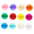 thumbnail image 4 of Luxshiny 12Ud Guirnalda Colgante Con Bolas Panal Para Interior Y Exterior En Colores Surtidos, 4 of 8