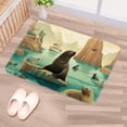 thumbnail image 5 of Sea Lion Area Rugs: Polyester Non-Slip Machine Washable Floor Carpet Office Rug, 5 of 6