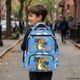 thumbnail image 6 of Psesaysky Cartoon Dinosaur Pattern Backpack for Girls with Padded Straps Lightweight Daypack, multi-tasche 17 Inch Kids Backpacks for Middle School Elementary Back to School, 6 of 9