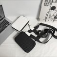 thumbnail image 4 of Hip-hop Messenger Box Bag Trendy Shoulder Bag Black, 4 of 5