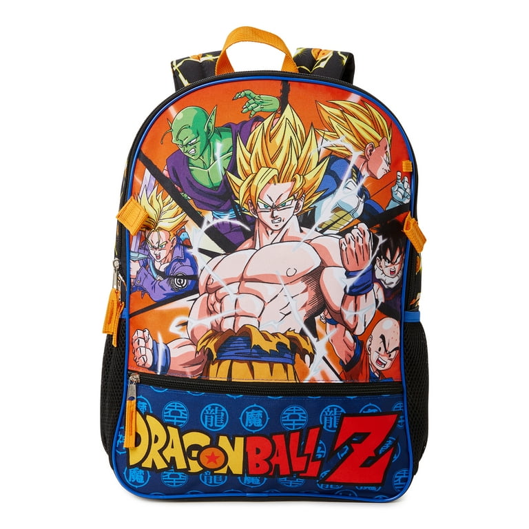 Dragon Ball Z School Backpack BookBag Insulated Lunch Box Goku