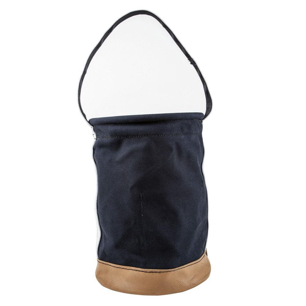 Klein Tools 5104FR 12 in. Flame-Resistant Canvas Bucket - Black