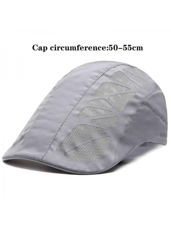 Spring Unisex Beret Comfort Mesh Gatsby Cap Newsboy Hats Cabbie Flat Caps 6A 