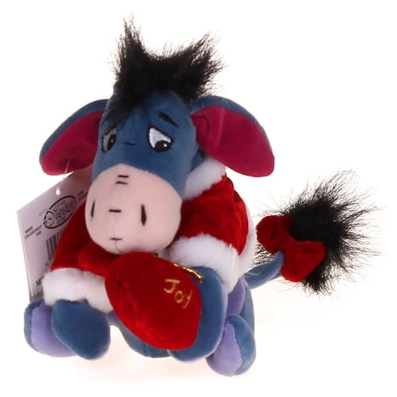 Disney Bean Bag Plush - SANTA EEYORE (Winnie the Pooh) (9 inch)