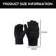 thumbnail image 2 of Guantes de lana con aislamiento térmico sin dedos para mensajes de texto para mujeres y hombres, guantes convertibles de punto cálidos de invierno con solapa, 2 of 6