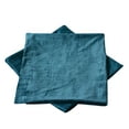 thumbnail image 3 of Home Soft Things Textured Velvet Pillow Covers (Set of 2), - Deep Teal - 14" x 26", 3 of 5