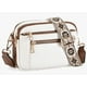 thumbnail image 1 of Bolsa Xtellar Dama Bolsos Bandolera  Mariconera Mujer Moda Color Blanco, 1 of 3