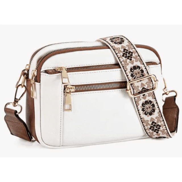 Bolsa Xtellar Dama Bolsos Bandolera Mariconera Mujer Moda Color Blanco