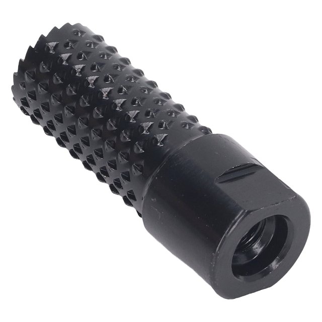 Burr Rasp File Bit, Black Polished Finish, Carbon Steel M10, for Angle Grinder