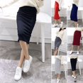thumbnail image 3 of New Fashion Ladies Women'S Casual High Waist Pencil Skirt Midi Split Skirt, 3 of 6
