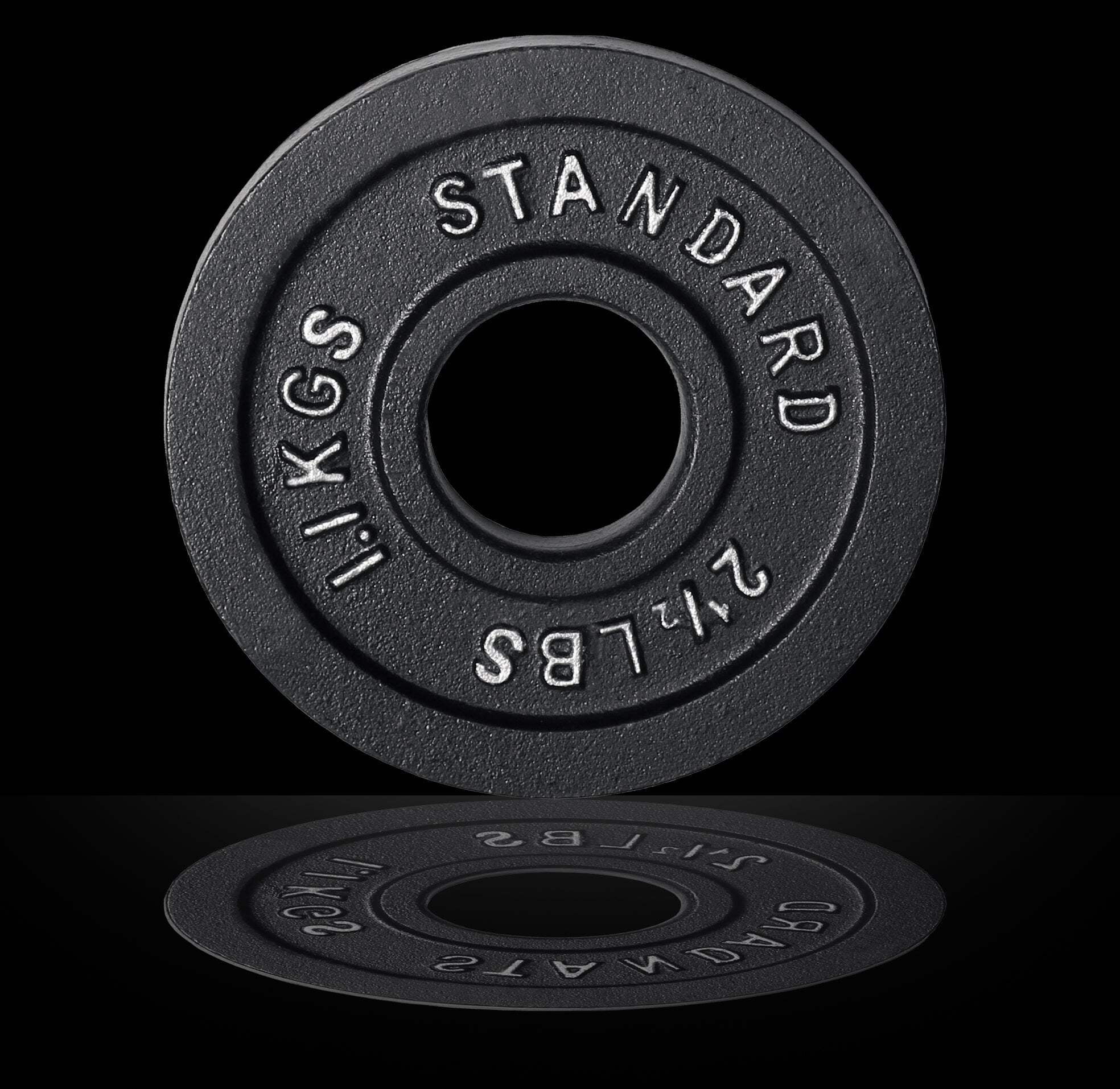 Deltech Fitness Pair 2-1/2 lb Olympic Plates Model #OP-0025, Cast Iron