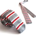 thumbnail image 1 of pitrice Cravate Mince pour Homme, Mince, Unie, Formelle, Tricotée, 1 of 1
