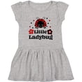 thumbnail image 3 of Inktastic Little Ladybug with Flowers Girls Toddler Dress, 3 of 5