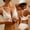 Khaki, variant on Women's Wire Free Bra Front Closure Full Coverage Seamless Lace Bralette Solid Color Adjustable Straps Push Up Soft Daily Wear Bra 38A, Black