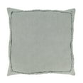 thumbnail image 5 of Saro Lifestyle Ruffled Linen Throw Pillow Ivory, 5 of 5