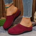 thumbnail image 2 of YLYL Women's Wedge Clogs Arch Support Non Slip Closed Toe Comfortable Casual Summer Mules, 2 of 8