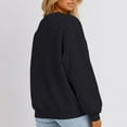 thumbnail image 5 of Sweatshirt for Women Oversized Crewneck Long Sleeve Pullover Fleece Top 2025 Fall Winter Fashion Outfits Clothes,Size S-2XL, 5 of 6