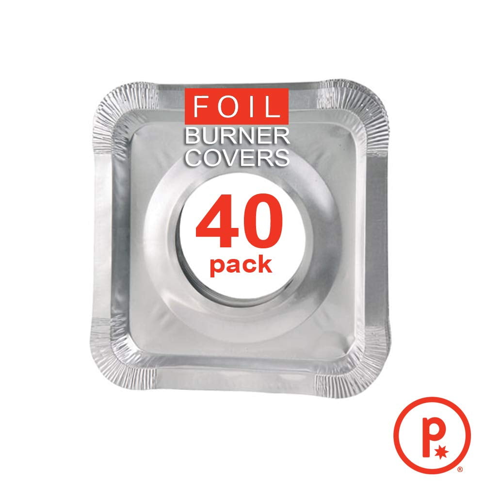 Aluminum Foil Square Stove Burner Covers Disposable Bib Liners for