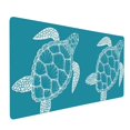 Sea Turtle In Line Art Style Mousepad Large Mouse Pad Desk Pad Computer