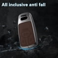 thumbnail image 6 of Key Fob Cover with Heavy-duty Keychain for Audi A4 A5 A6 Q3 Q5 Q7 TTS S4 RS4 R8 Key Case Holder Protector Metal Keychain, 6 of 7
