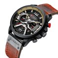thumbnail image 1 of Reloj Curren 8329 para hombre resistente al agua, azul, 3 ATM, 1 of 4