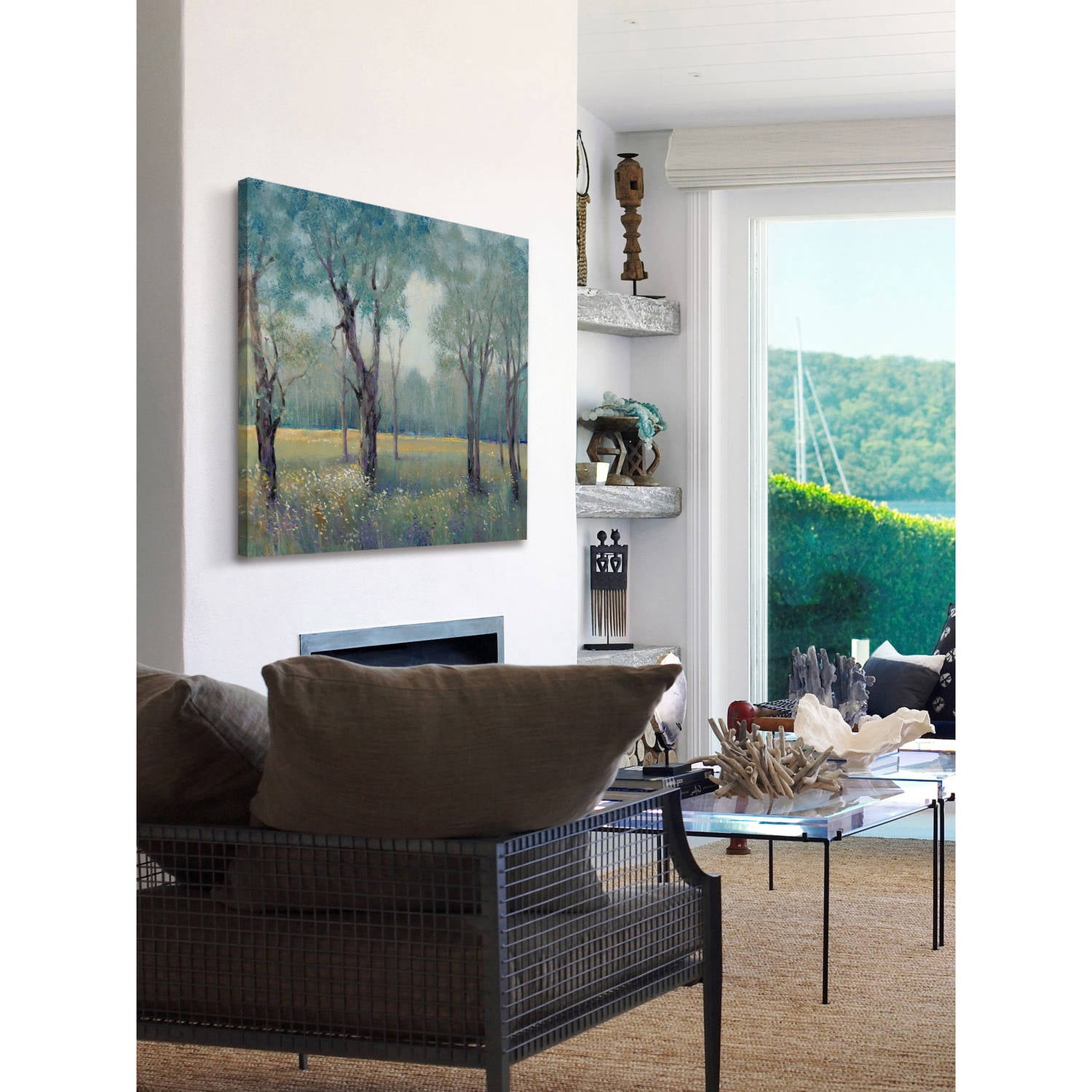 "Morning Mist" Painting Print on Wrapped Canvas
