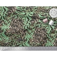 thumbnail image 3 of Soimoi Cotton Duck Fabric Leopard & Tiger Animal Skin Print Sewing Fabric Yard 42 Inch Wide, 3 of 3