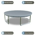 thumbnail image 5 of Trampoline Cover 18 Oz Waterproof - Patio furniture covers 100% Weather Resistant Rain snow Sun shade Round Trampoline Cover with Elastic for Snug Fit (48"Dia x 4"H, Grey), 5 of 6