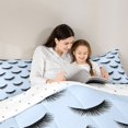 thumbnail image 5 of Castle Fairy Queen 3-Piece Eyelash Comforter Set - Bling Makeup Princess Bedding, 5 of 8