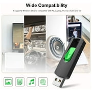 Kootion 128GB USB Flash Drive USB 2.0 Memory Stick Retractable Thumb Drive Pen Drive Data Storage Backup