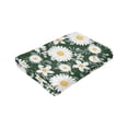 thumbnail image 6 of Kll Fleece Blanket Plush Throw Blanket White Daisies And Bee,Soft Fuzzy Cozy Flannel Blanket For Couch Sofa Bed.(60"X50"), 6 of 9