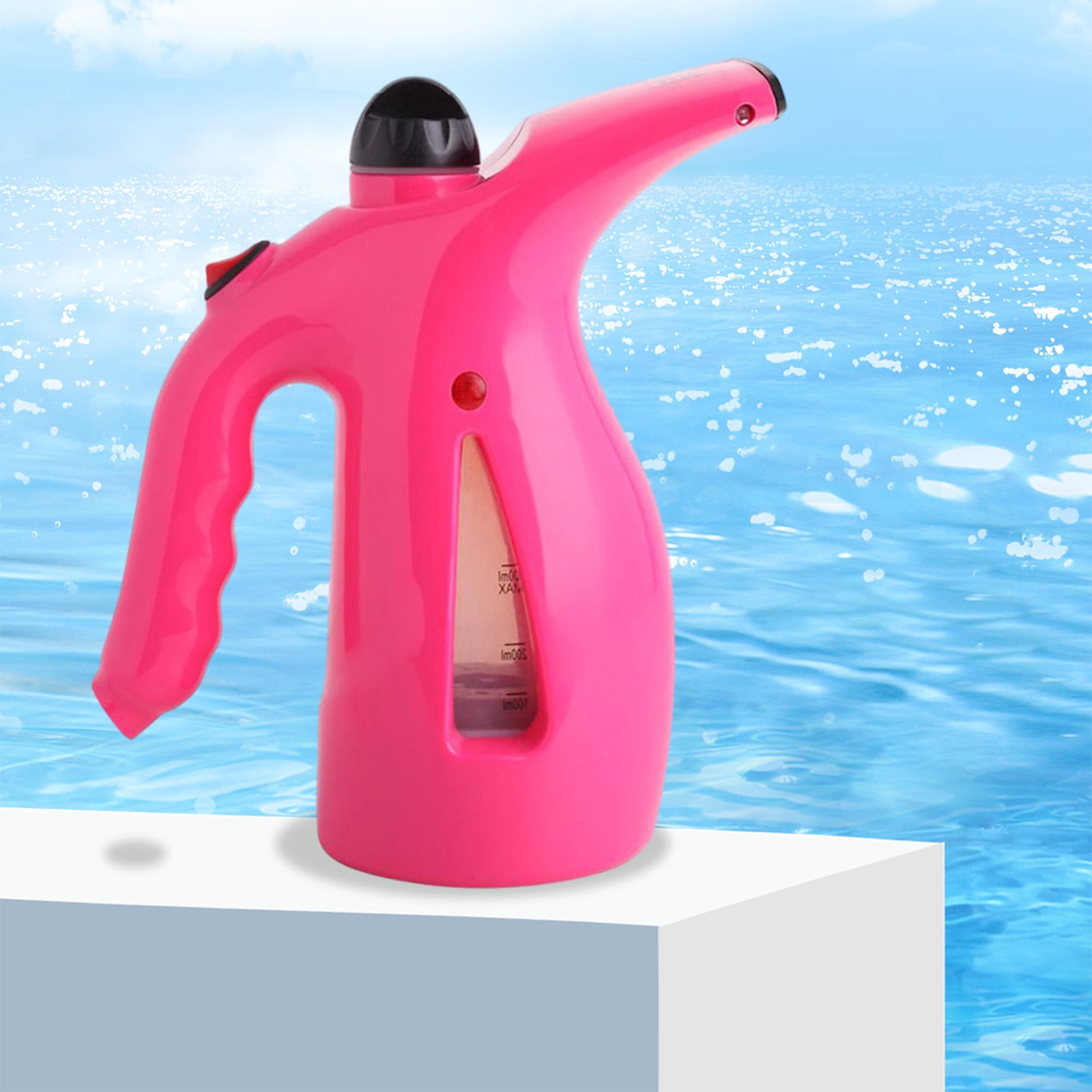 pvdgvd Universal Clothes Steamer, Handheld with Vertical Ironing & Round Brush, Fast Ironing for All Fabrics, Portable for Home Travel, Prevents Scalding & Efficient