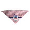 thumbnail image 2 of Bufanda para mascotas Toalla triangular para mascotas Toalla para saliva de mascotas Bufanda para perros Toalla cómoda y transpirable, 2 of 3