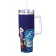 Inside Out 40 Oz Tumbler With Handle And Straw Double Wall Stainless
