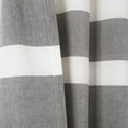 thumbnail image 5 of Lush Decor Cape Cod Stripe Window Curtain Panels - Gray - 40 X 84, 5 of 11