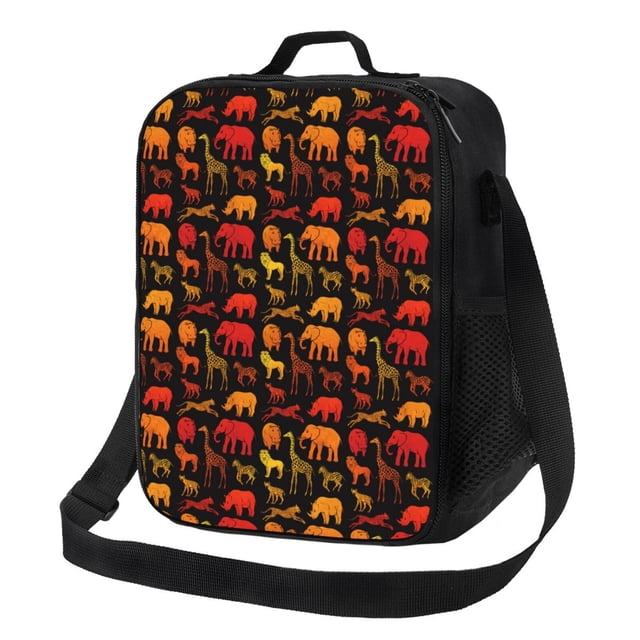 Fotbe Animal Lonchera Bolsa de Almuerzo para Hombres y Mujeres, Lonchera de Gran Capacidad, Bolsa de Almuerzo Reutilizable, Bolsa Térmica Aislante