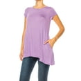 thumbnail image 3 of Women's Casual Short Sleeve Tunic Top With Pockets, 3 of 7