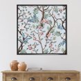 thumbnail image 3 of Designart Chinoiserie With Birds and Peonies X FLOAT FRAME WALL ART, 3 of 4