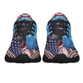 thumbnail image 5 of Happy 4th Of July Rottweiler Patriotic Dog American flag Shoes Sneakers Black Size 9, 5 of 7