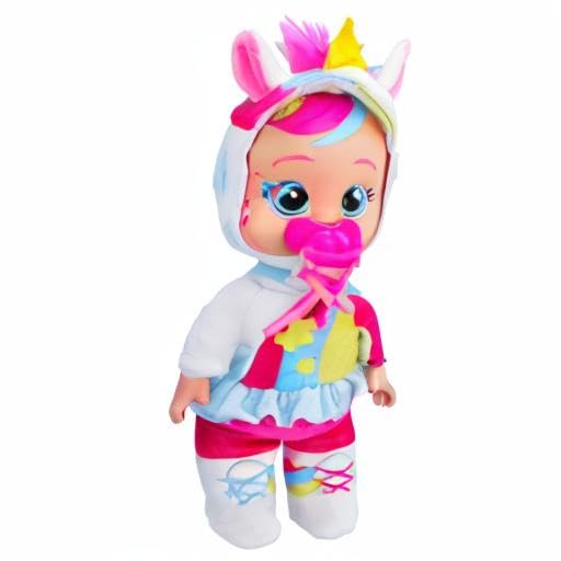Cry Babies Tiny Cuddles Talents Dreamy, Dressed Up As a Roller Skater and Cries Real Tears, 9 inch Baby Doll