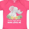 thumbnail image 4 of Inktastic I'll Never Forget That My Nana Loves Me with Cute Elephants Boys or Girls Baby Bodysuit, 4 of 5